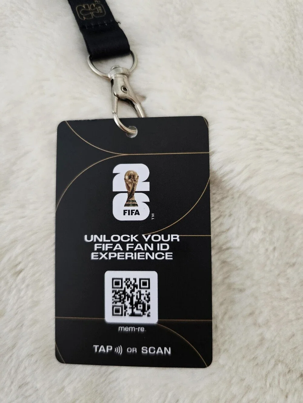 World Cup 2026 Fan ID Card, Badge, & Lanyard--Official FIFA USA Stadium Edition